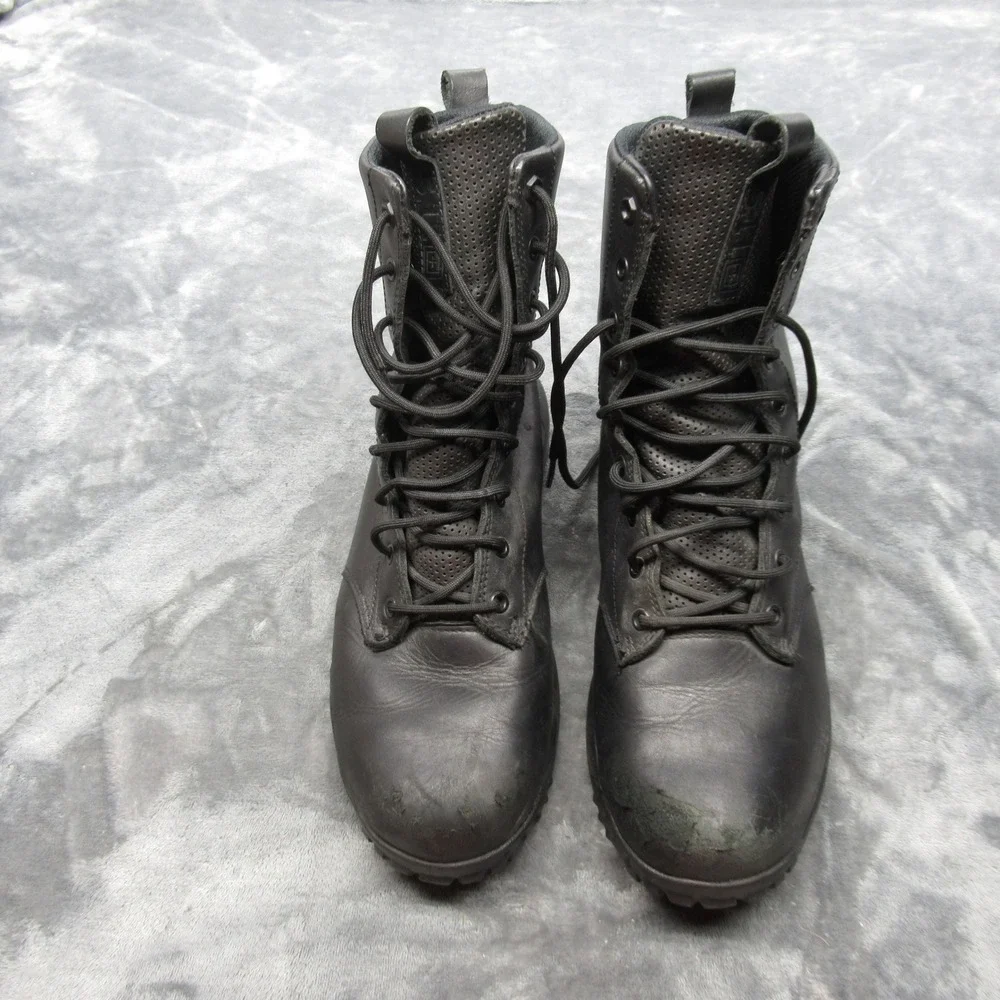 5.11 Tactical Work Boots Mens 12 Black Series‎ A/T 8 HD Leather Lace-Up Outdoor